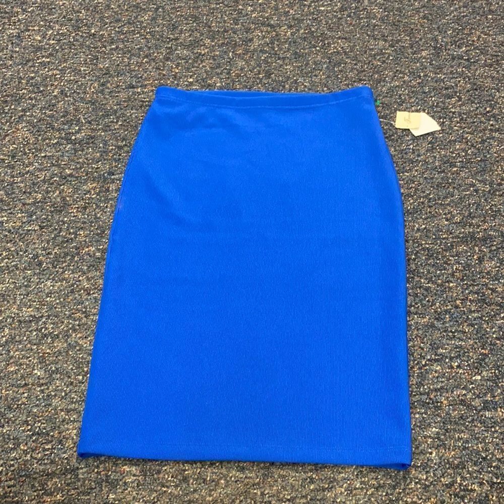 Forever 21 Royal Blue Pencil Skirt sz. L NWT